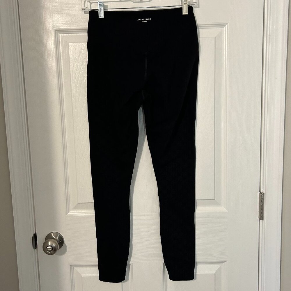 Anine Bing Sport Logo Leggings, S *flaw